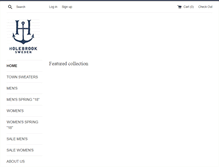 Tablet Screenshot of holebrookusa.com